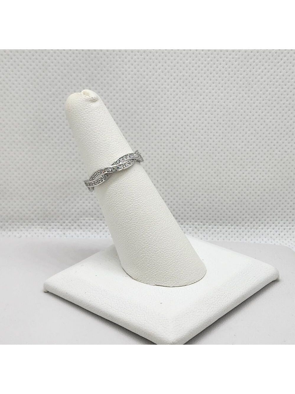 Brand New Sterling Silver 925 Twist Design Ring